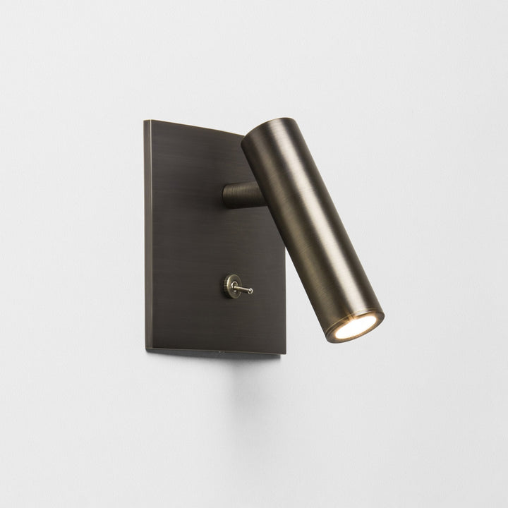 Astro 1058085 Enna Square Switched LED Reading Light Bronze (S)