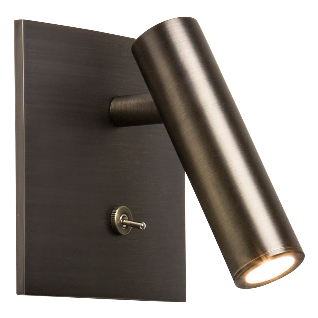 Astro 1058085 Enna Square Switched LED Reading Light Bronze (S)