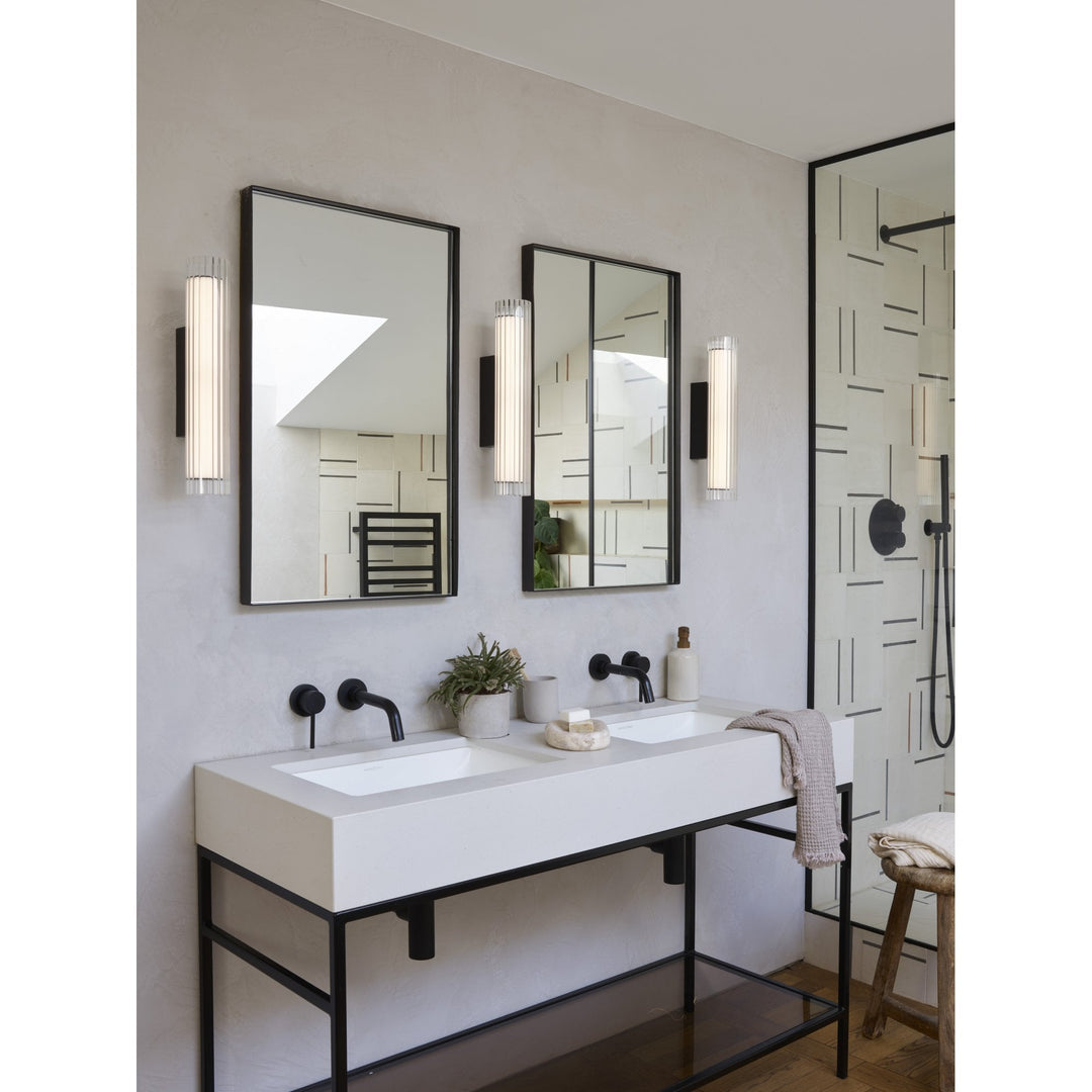 Astro 1409056 io 420 LED Bathroom Wall Light Matt Black (S)