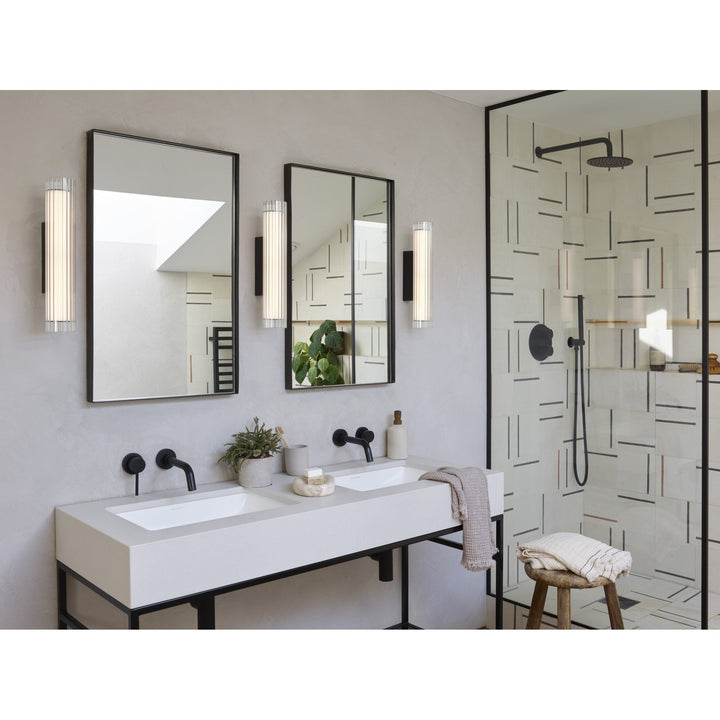 Astro 1409056 io 420 LED Bathroom Wall Light Matt Black (S)