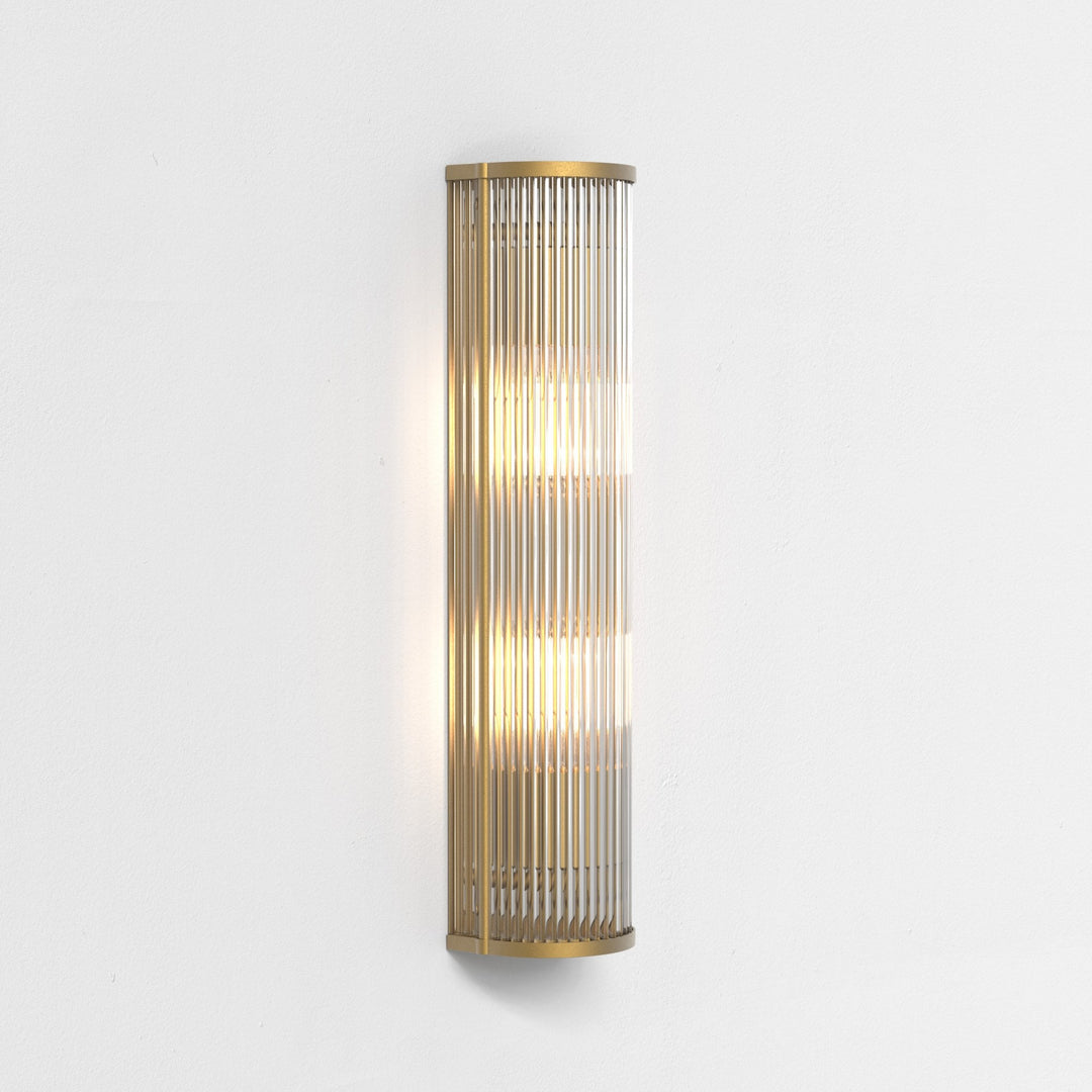 Astro 1427004 Avignon Round 525 2 Light Wall Light Antique Brass (S)