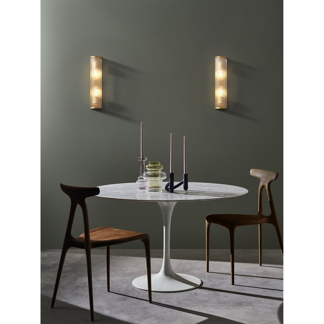 Astro 1427004 Avignon Round 525 2 Light Wall Light Antique Brass (S)