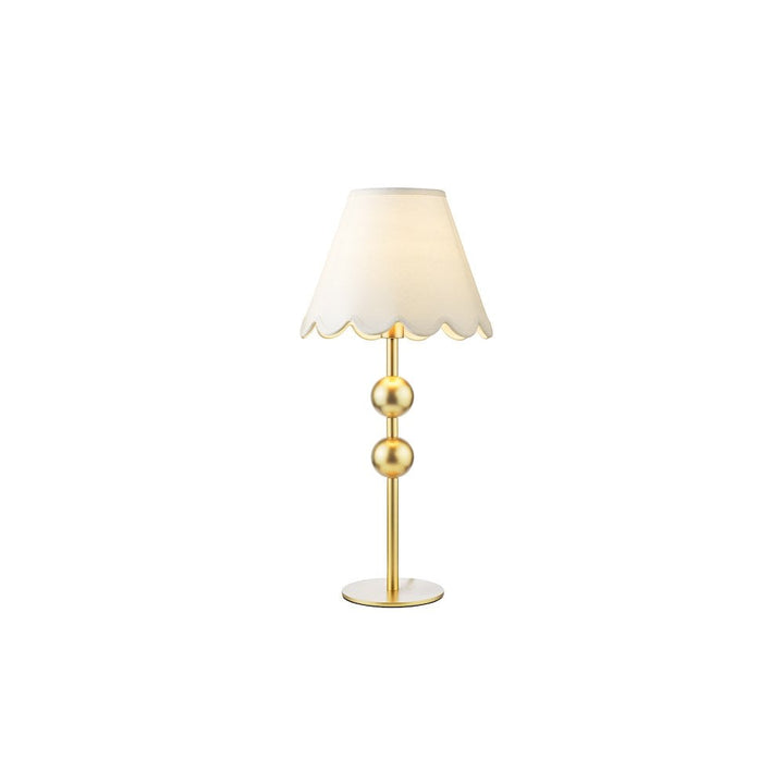 Dar TIL4235-NER102 Tilda Table Lamp Satin Gold With Shade