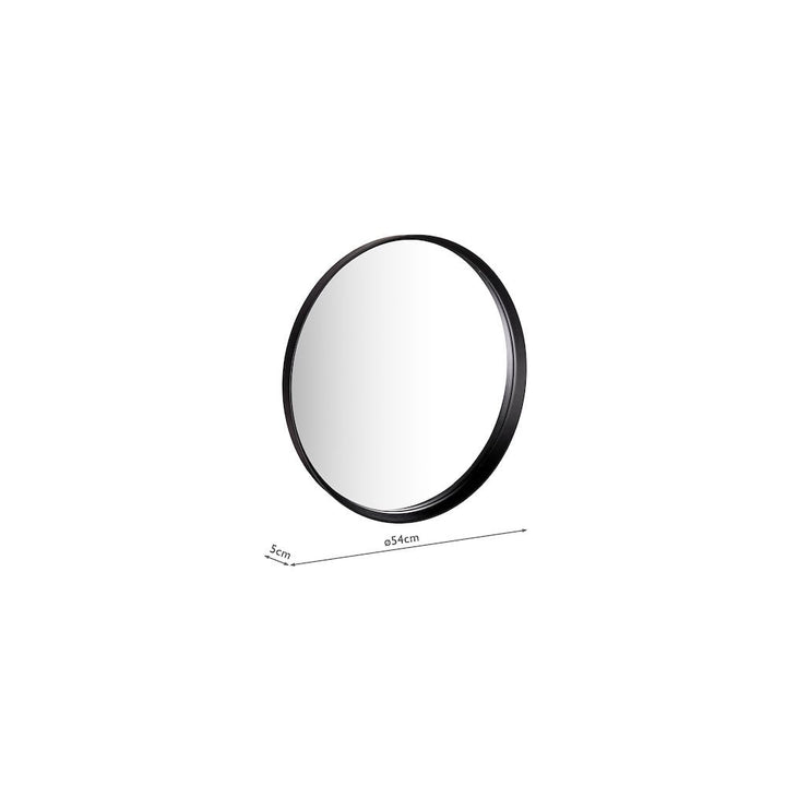 Dar 002ORA002 Orana Mirror Matt Black 54cm