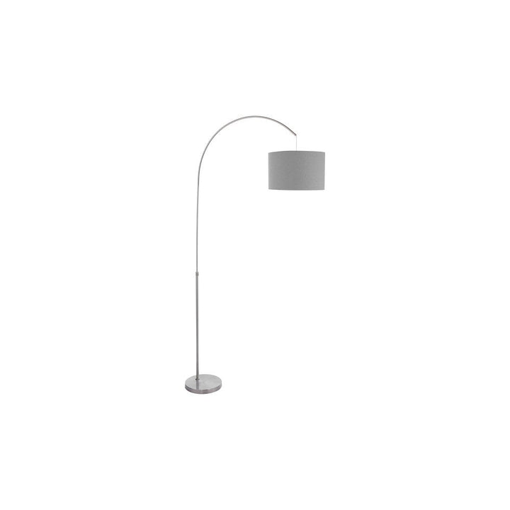 Dar BOW4946-PYR1839 Bow Floor Lamp Satin Nickel With Shade