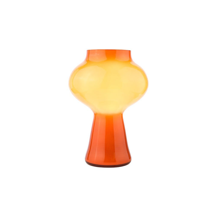 Dar CHR4211 Chrissy Table Lamp Orange Art Glass