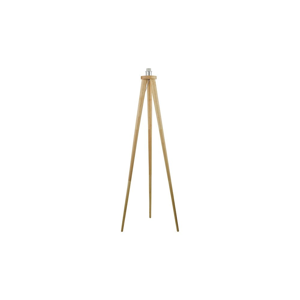 Dar IVO4943-PYR182 Ivor Floor Lamp Light Wood With Shade