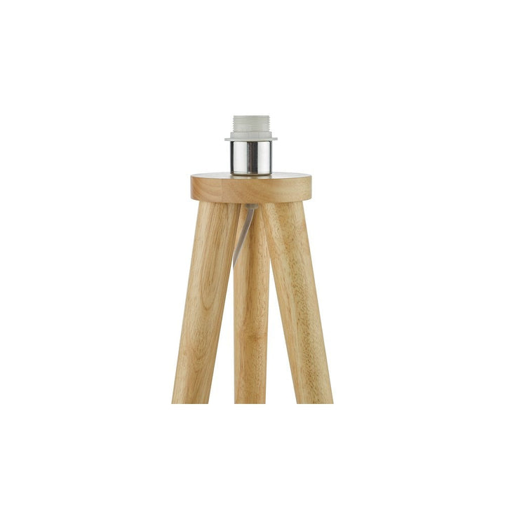 Dar IVO4943-PYR182 Ivor Floor Lamp Light Wood With Shade