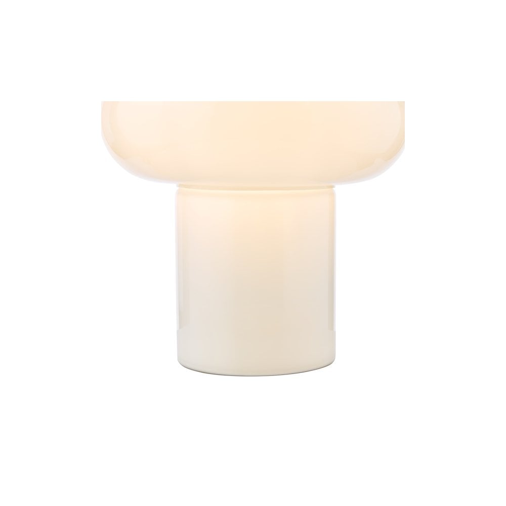 Dar KAJ422 Kaja Table Lamp White Glass