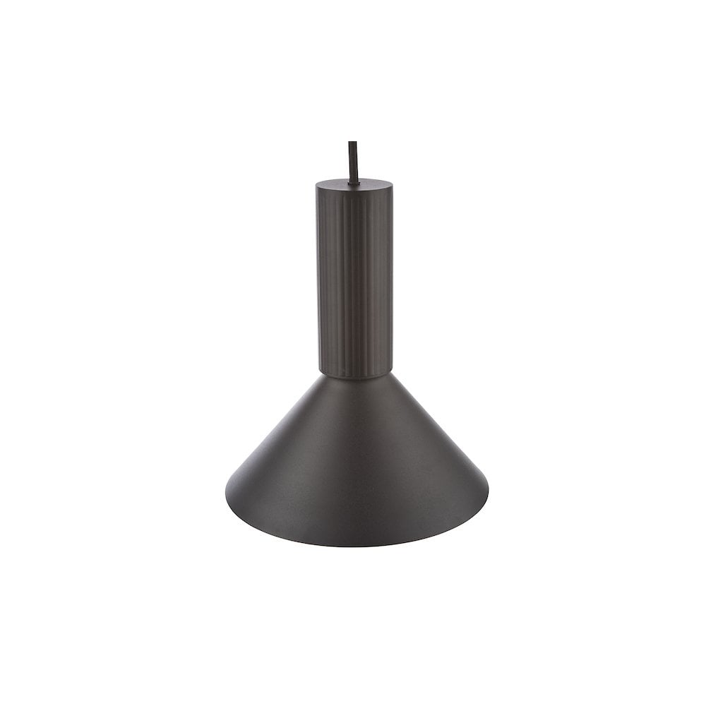 Dar RAG0122 Ragnar Pendant/Wall Light Satin Black (S)
