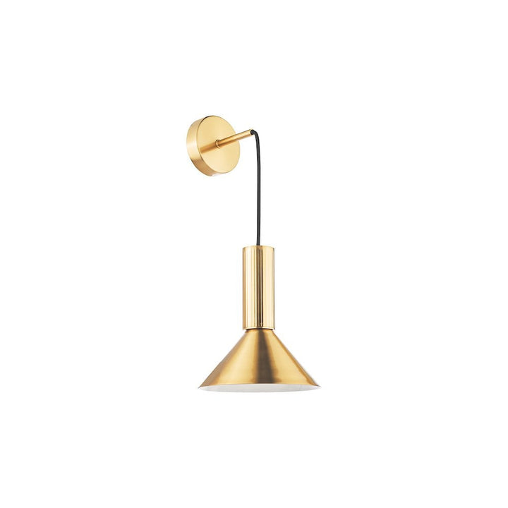 Dar RAG0140 Ragnar Pendant/Wall Light Natural Brass