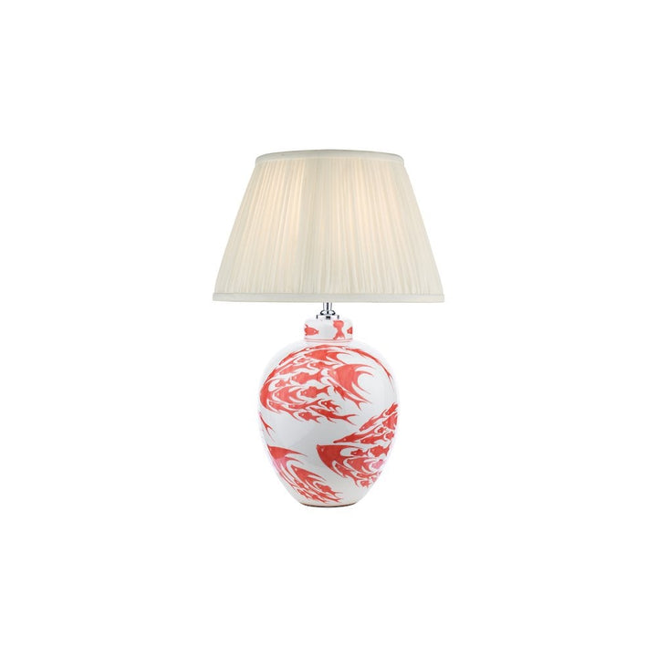 Dar SIM4203-ULY1415 Simone Table Lamp Ceramic With Shade