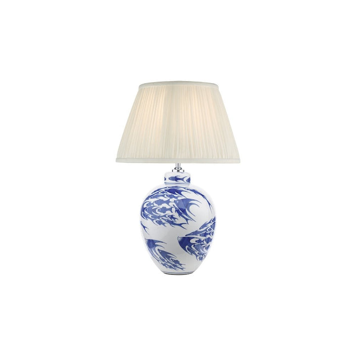 Dar SIM4223-ULY1415 Simone Table Lamp Ceramic With Shade