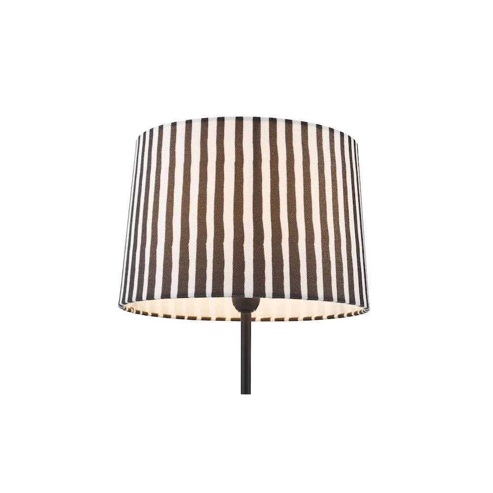 Dar SOS4222 Sosa Table Lamp Matt Black With Shade