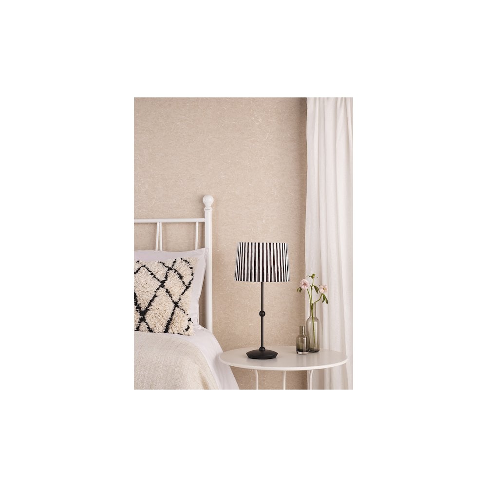 Dar SOS4222 Sosa Table Lamp Matt Black With Shade