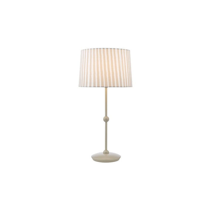 Dar SOS4229 Sosa Table Lamp Matt Taupe With Shade