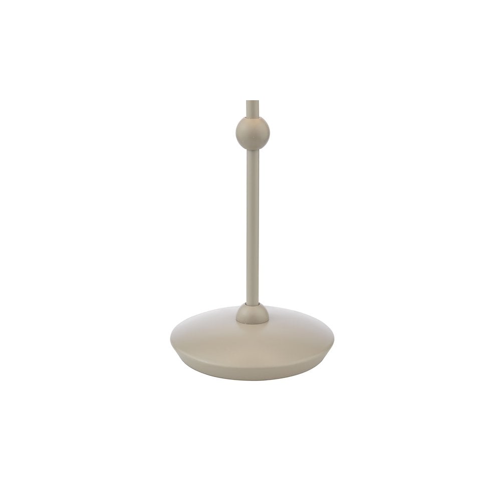 Dar SOS4229 Sosa Table Lamp Matt Taupe With Shade