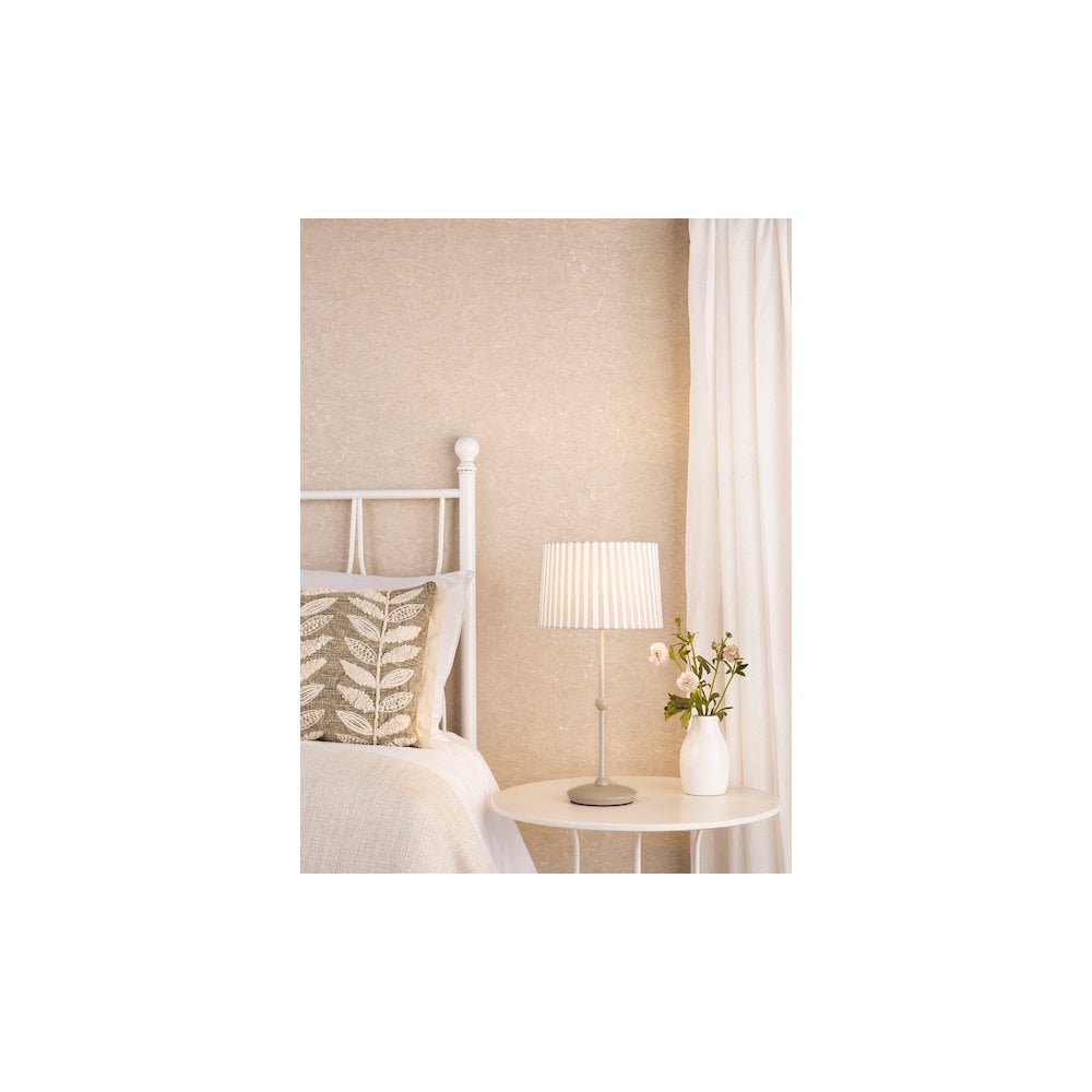 Dar SOS4229 Sosa Table Lamp Matt Taupe With Shade