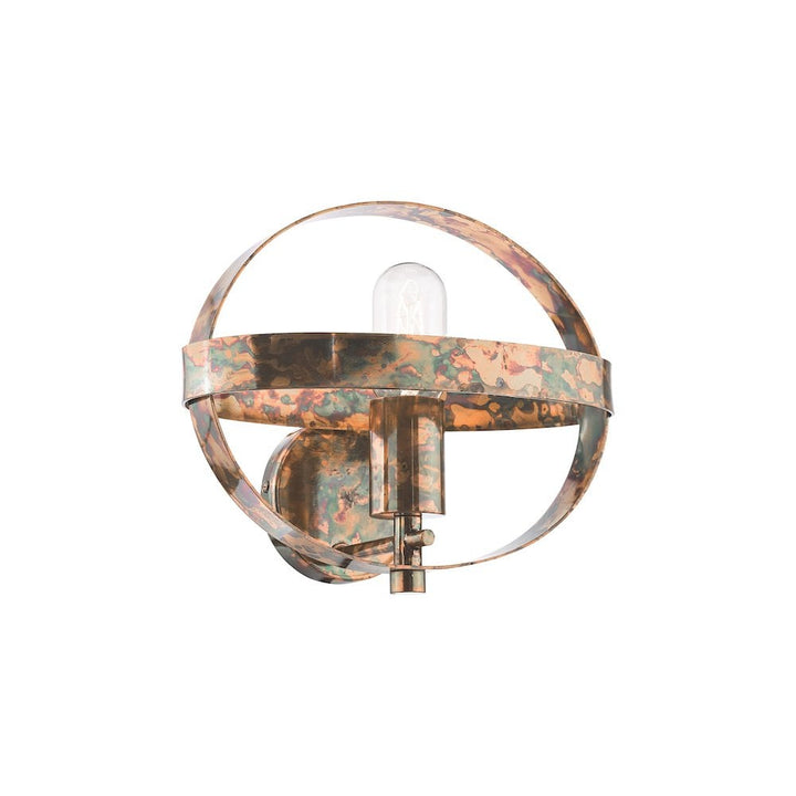 Dar SYM0764 Symbol Wall Light Mottled Copper