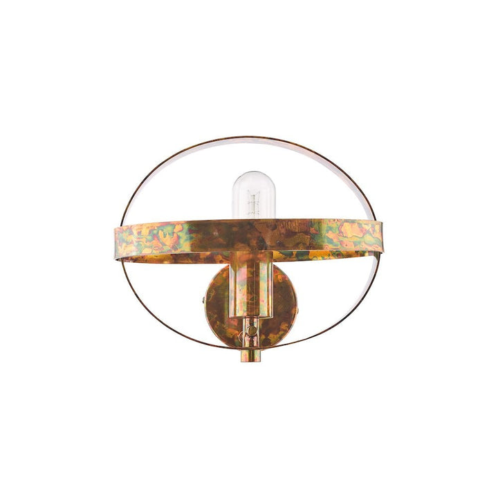 Dar SYM0764 Symbol Wall Light Mottled Copper