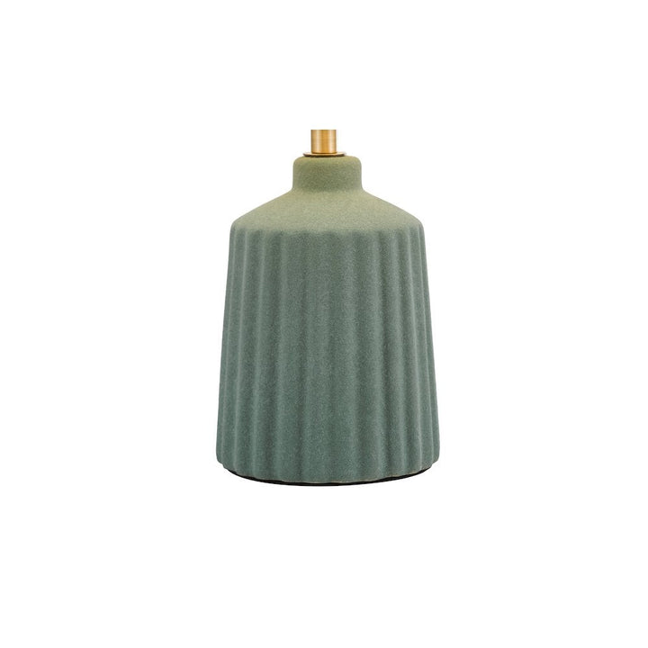 Dar CHL4124 Chloris Small Table Lamp Green With Shade