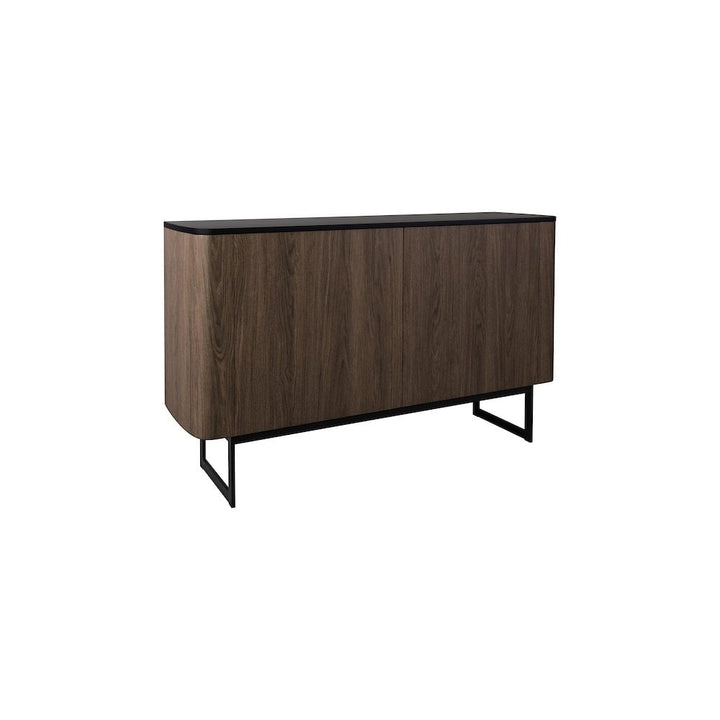 Dar 001MYR001 Myron Cabinet Mocha Veneer and Matt Black