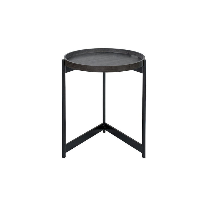 Dar 001TOM001 Tomal Round Table Dark Oak Style Effect