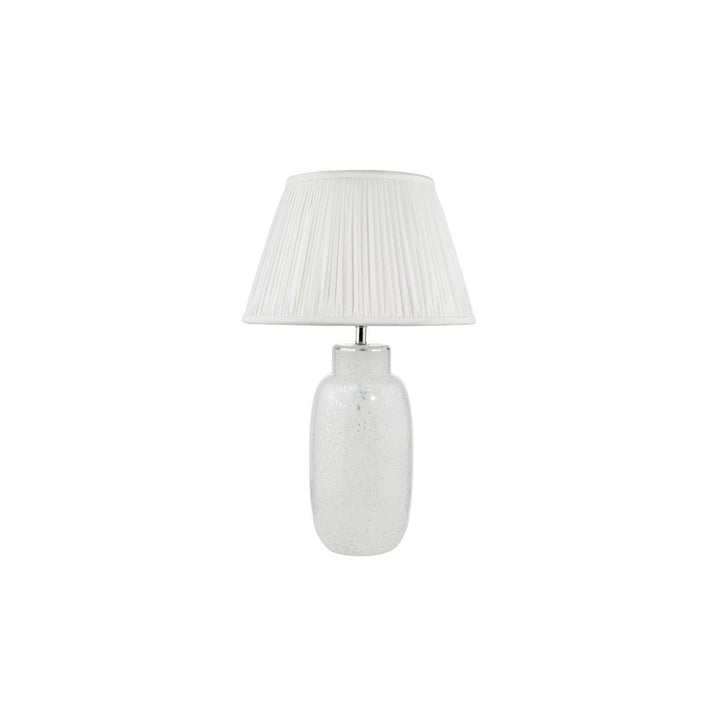 Dar ILE422-ULY1615 Ileana Table Lamp White Glass With Shade