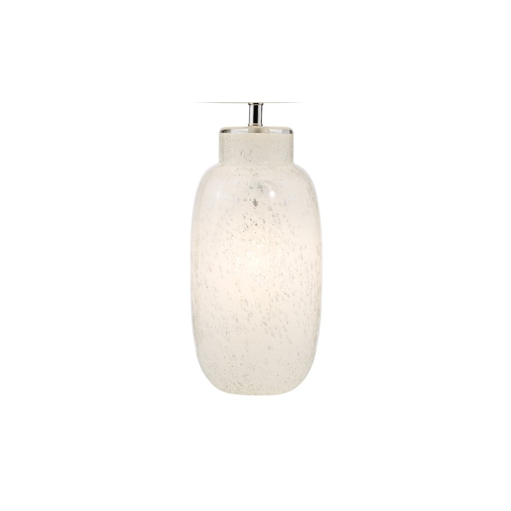 Dar ILE422-ULY1615 Ileana Table Lamp White Glass With Shade