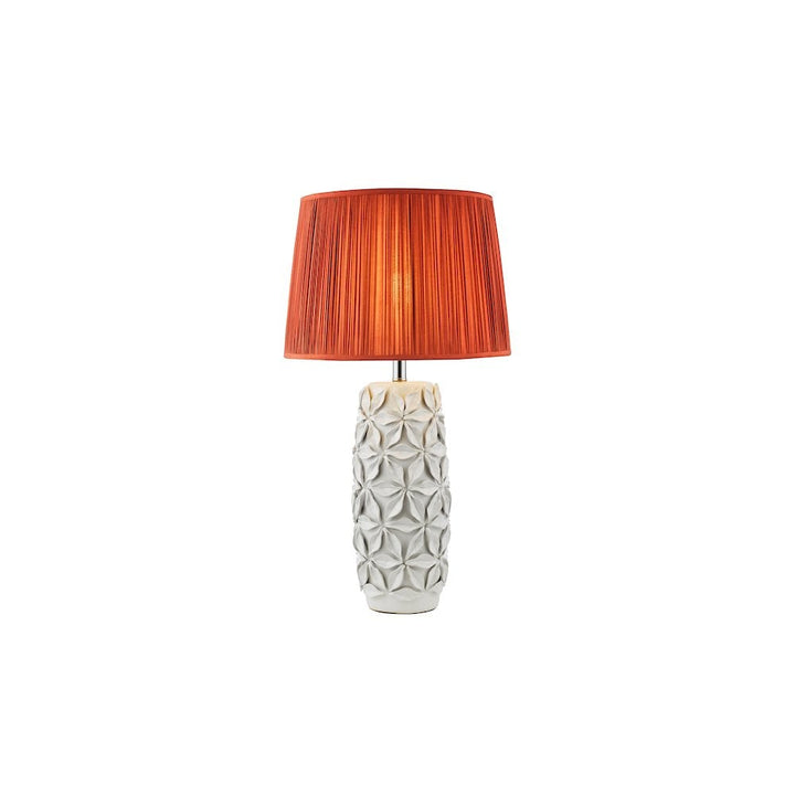 Dar NEU4229-ZEE1603 Neus Ceramic Table Lamp Natural With Shade