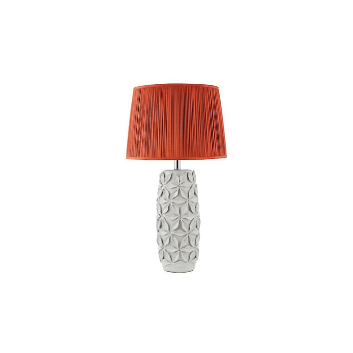 Dar NEU4229-ZEE1603 Neus Ceramic Table Lamp Natural With Shade