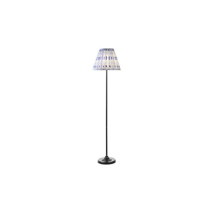 Dar PAD4922-IKA1623 Padme Floor Lamp Matt Black With Blue Shade