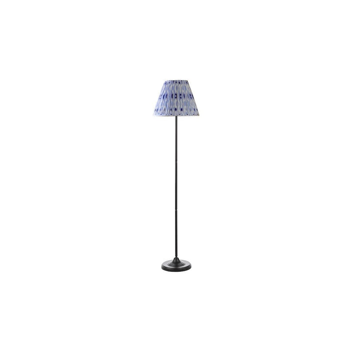 Dar PAD4922-IKA1623 Padme Floor Lamp Matt Black With Blue Shade