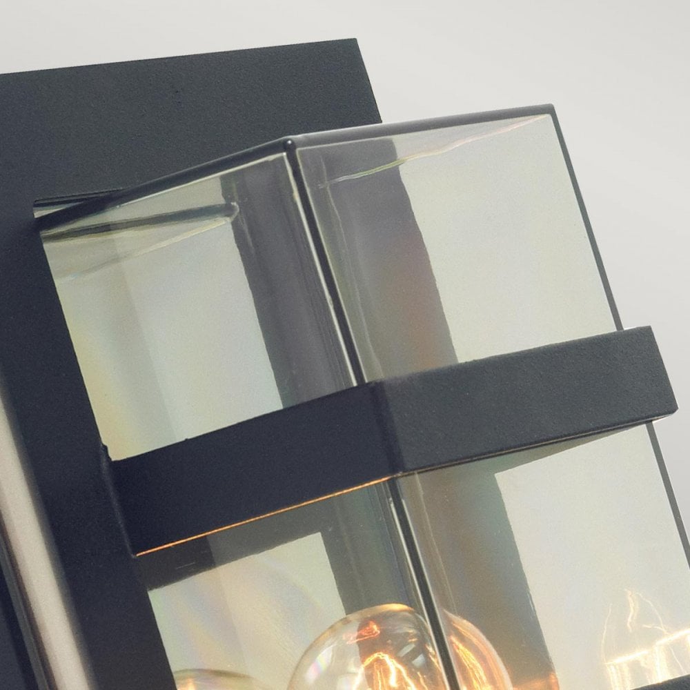 Norlys BODEN-E27-BLK-C Boden 1 Light Outdoor Wall Light Black (S)