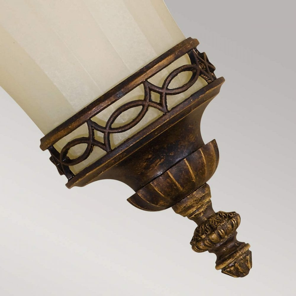 Feiss FE-DRAWING-ROOM-WU2 Drawing Room 1 Light Wall Light Walnut (S)