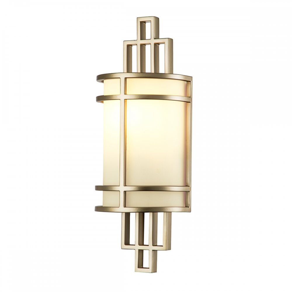 Feiss FE-FUSION1-PNBR Fusion 1 Light Wall Light Painted Natural Brass