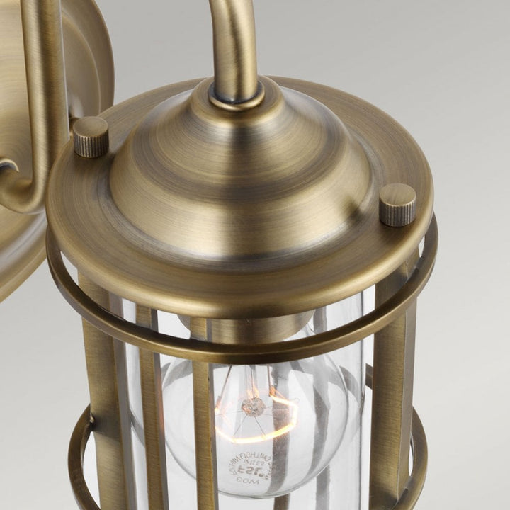 Quintiesse QN-URBANREST1 Urban Restoration 1 Light Bathroom Wall Light Dark Antique Brass (S)
