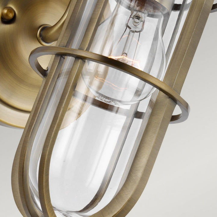 Quintiesse QN-URBANREST1 Urban Restoration 1 Light Bathroom Wall Light Dark Antique Brass (S)
