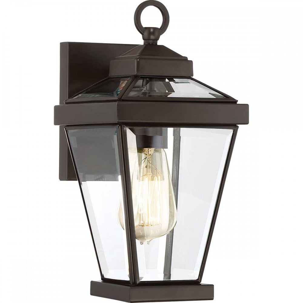 Quoizel QZ-RAVINE2-S Ravine 1 Light Outdoor Small Wall Lantern Western Bronze (S)