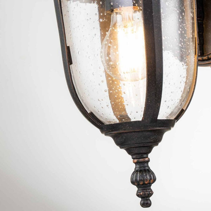 Elstead CL2-S Cleveland Outdoor 1 Light Small Wall Lantern Weathered Bronze (S)