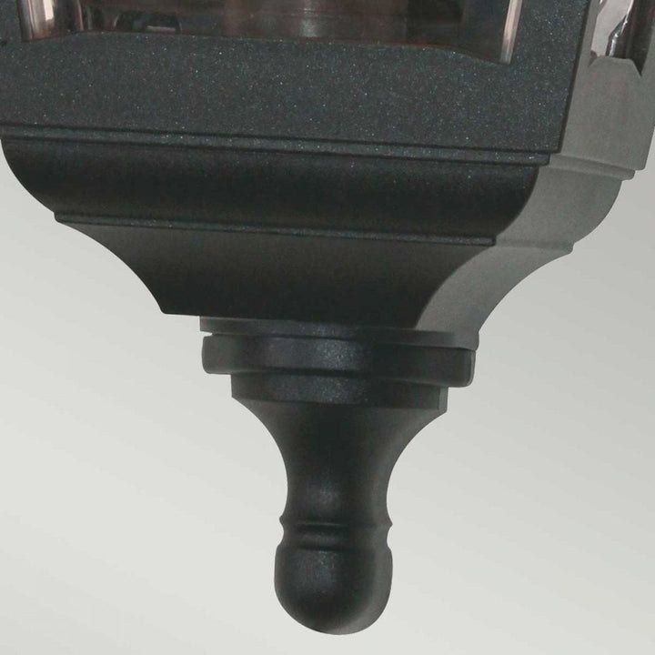 Elstead KERRY-FLUSH Kerry Outdoor 1 Light Flush Wall Lantern Black (S)