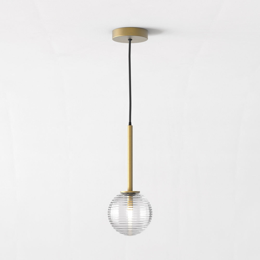 Astro 1429024 Tacoma 1 Light Pendant Light Antique Brass Fitting Only (S)