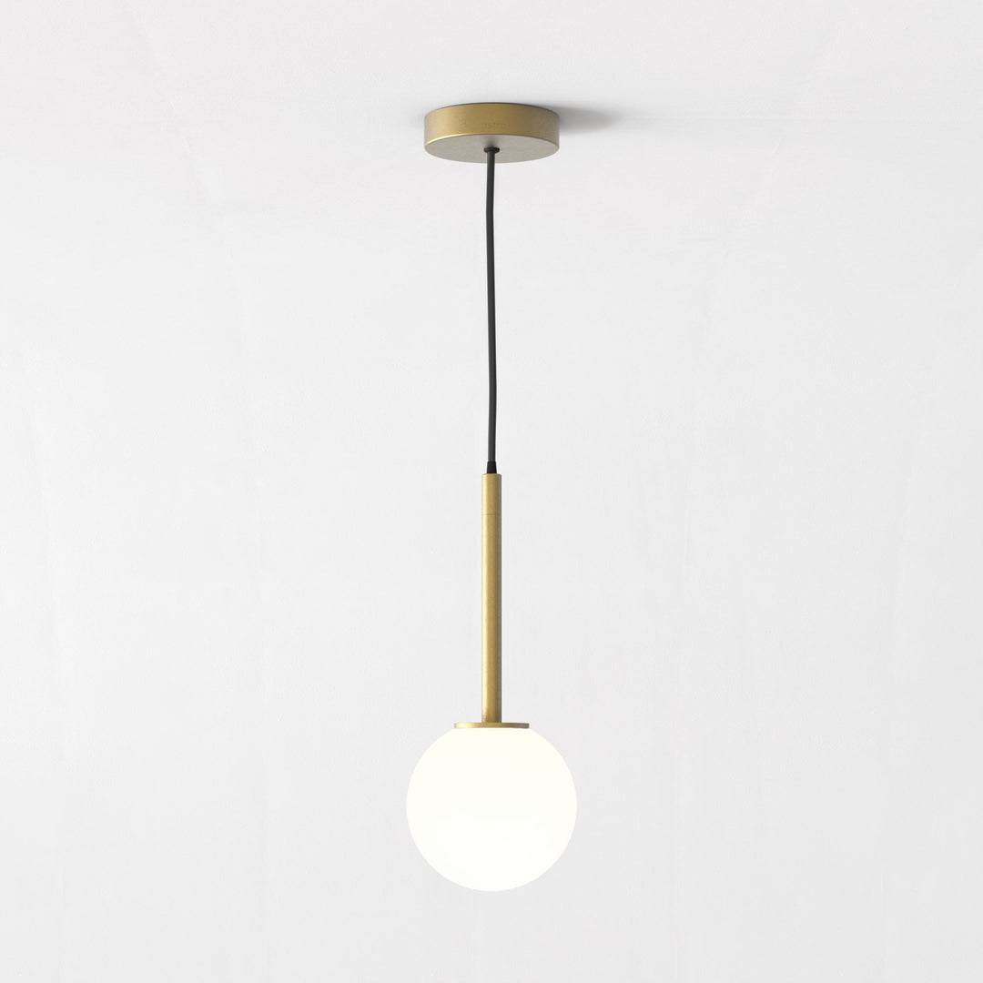 Astro 1429024 Tacoma 1 Light Pendant Light Antique Brass Fitting Only (S)