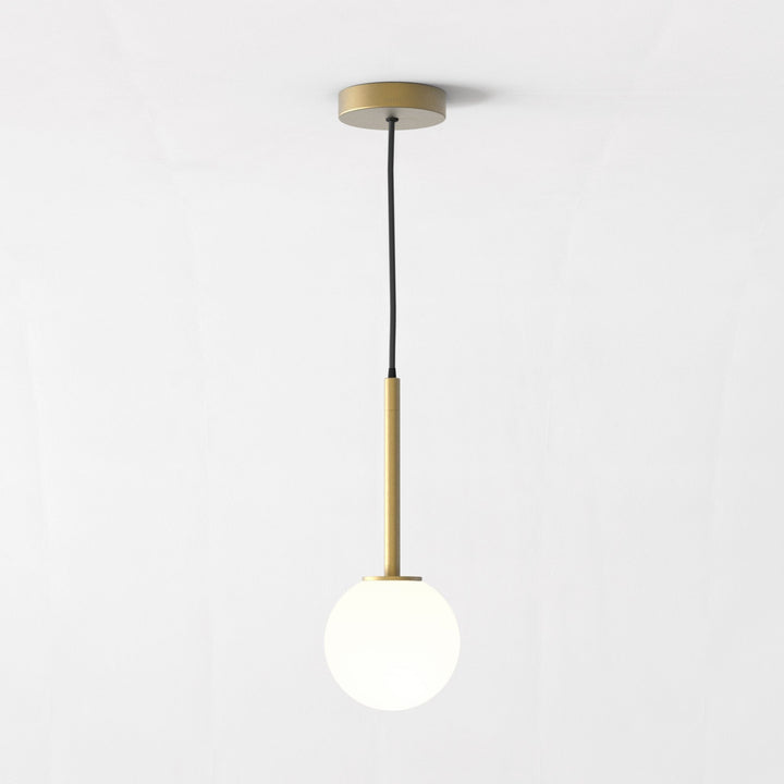 Astro 1429024 Tacoma 1 Light Pendant Light Antique Brass Fitting Only (S)