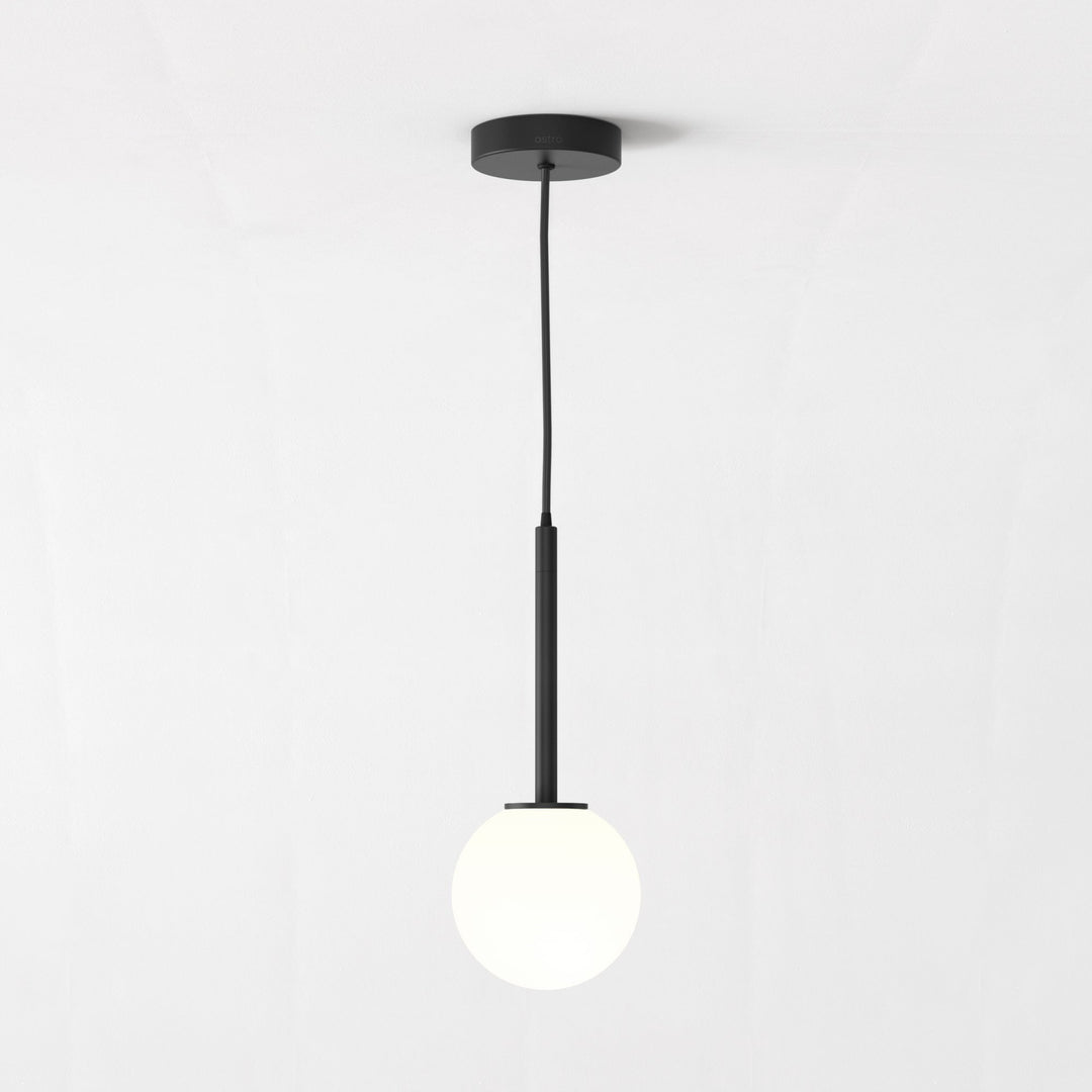 Astro 1429025 Tacoma 1 Light Pendant Light Matt Black Fitting Only