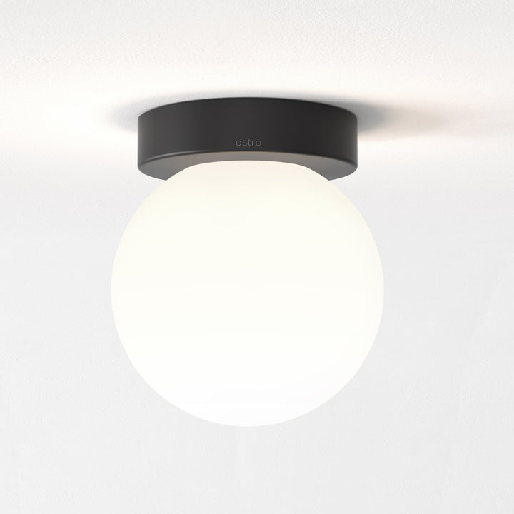 Astro 1429027 Tacoma Bathroom 1 Light Wall/Ceiling Matt Black Fitting Only