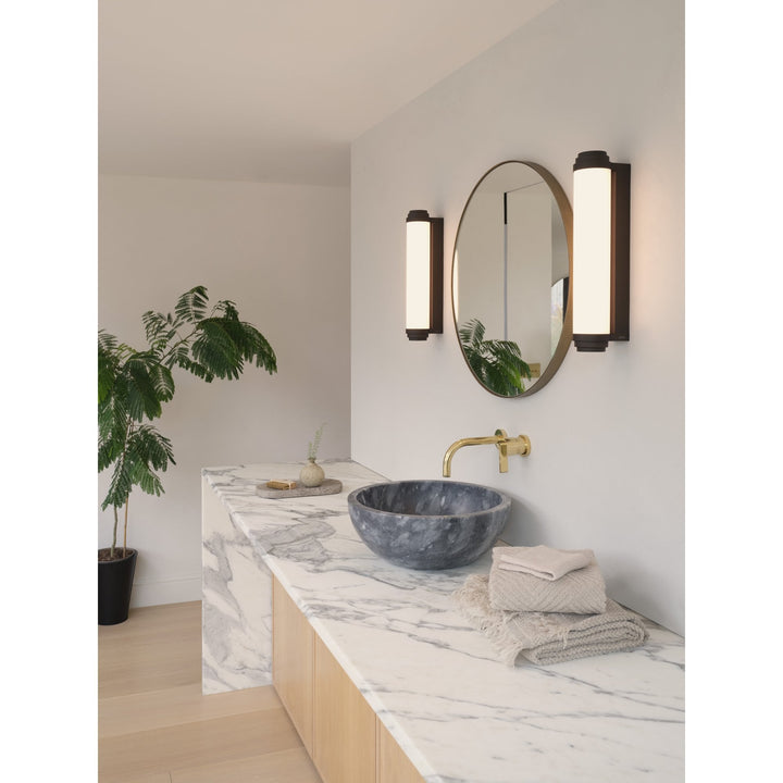 Astro 1477001 Burlington Bathroom 1 Light LED Wall Light Bronze (S)
