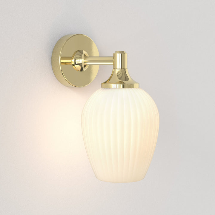 Astro 1485002 Liberty Bathroom 1 Light Wall Light Polished Brass