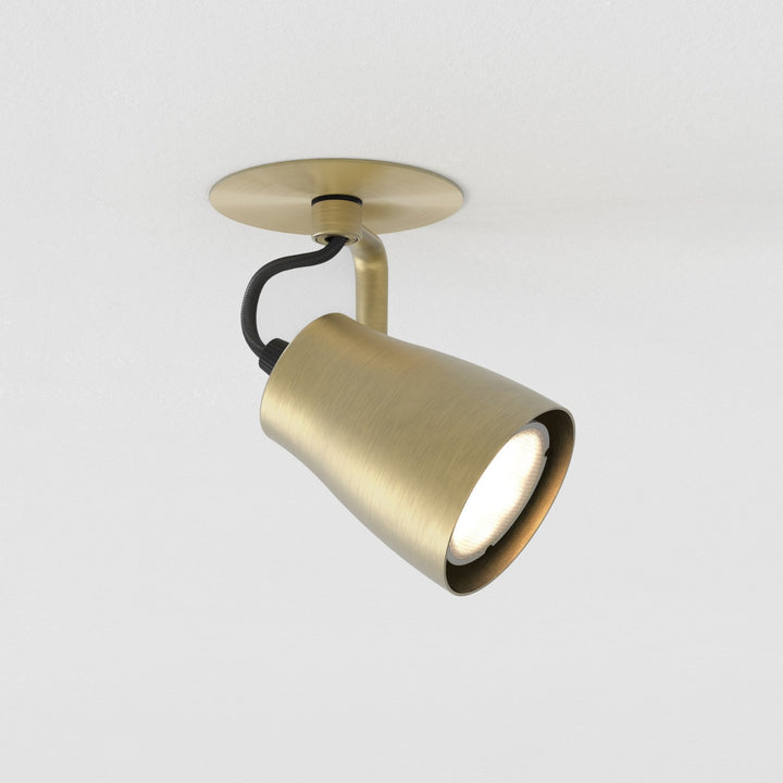 Astro 1487005 Juno 1 Light Spotlight Matt Brushed Brass