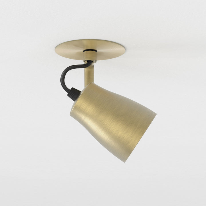 Astro 1487005 Juno 1 Light Spotlight Matt Brushed Brass (S)